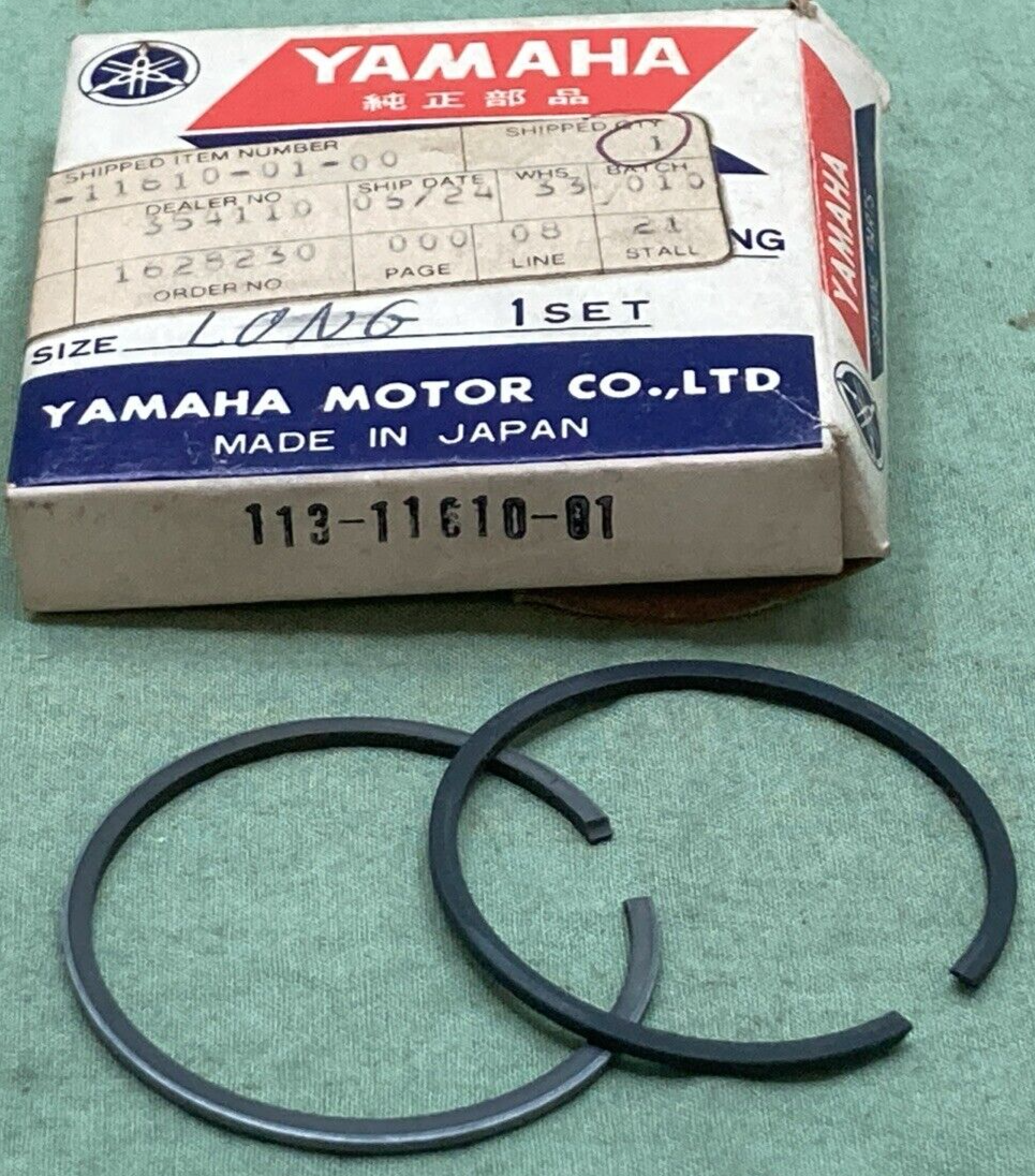 NEW GENUINE YAMAHA 113-11610-01 PISTON RING SET STD