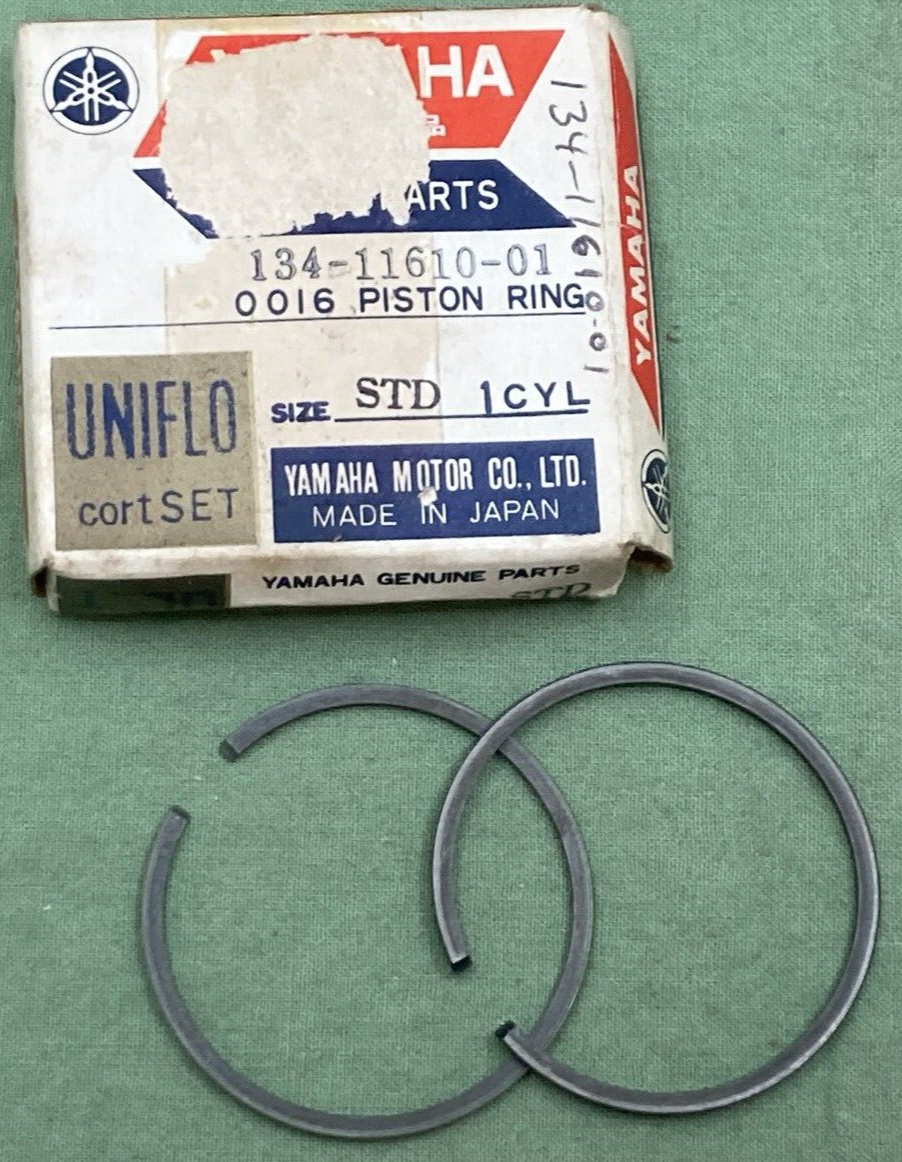 NEW GENUINE YAMAHA 134-11610-01 PISTON RING SET STD