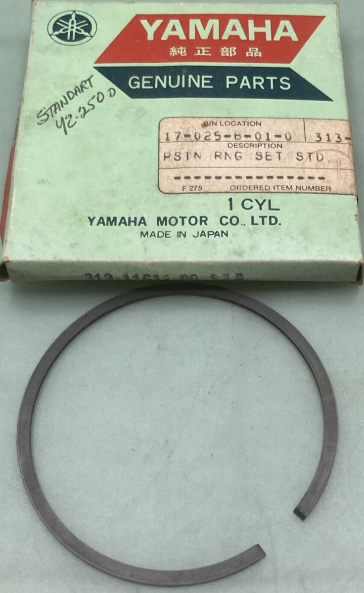 NEW GENUINE YAMAHA 313-11611-00 PISTON RING STD