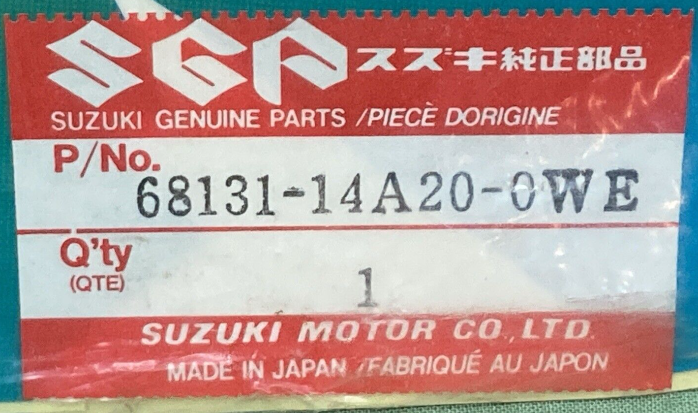 NEW GENUINE SUZUKI 68131-14A20-0WE TAPE DECAL FRAME COVER BLUE/GREEN DUAL SPORTS