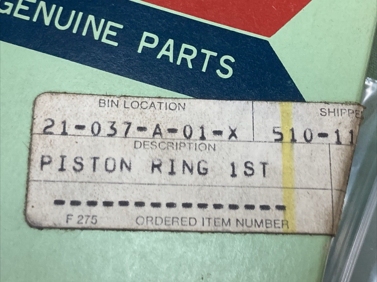 NEW GENUINE YAMAHA 510-11601-13 PISTON RING SET 1ST 0.25