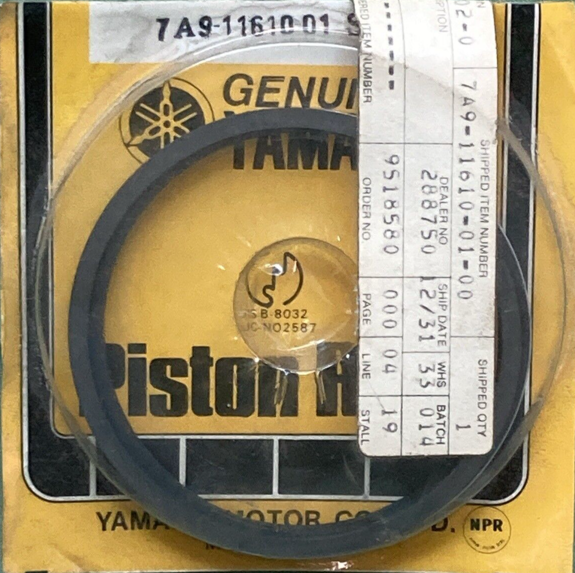 NEW GENUINE YAMAHA 7A9-11610-01 PISTON RING SET STD