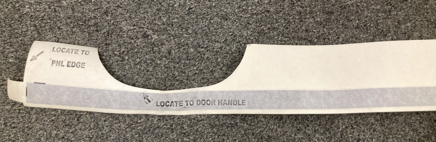NEW GENUINE MOPAR 5SK48RXFAA Decal STRIPE Right Front Door Black FITS CHALLENGER