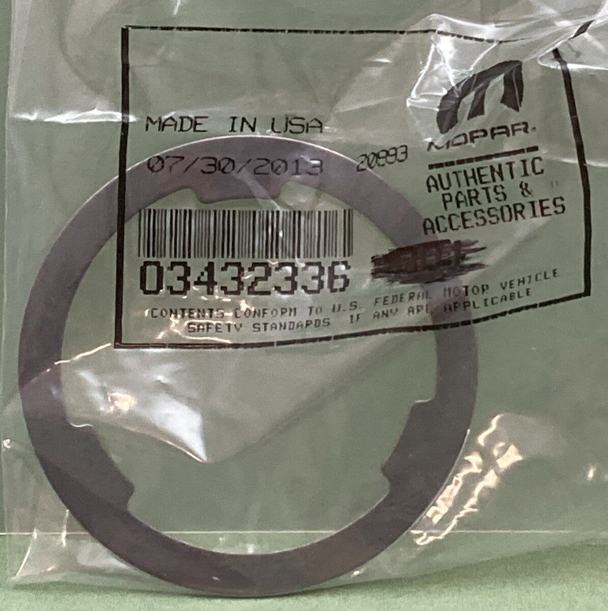 NEW GENUINE MOPAR 03432336 Drive Pinion Bearing Shim 2001-2011