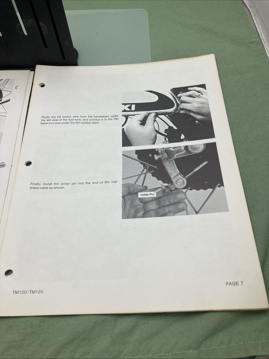 GENUINE SUZUKI TM100 CONTENDER/ TM125 CHALLENGER ASSY AND PRE-DELIVERY SERVICE