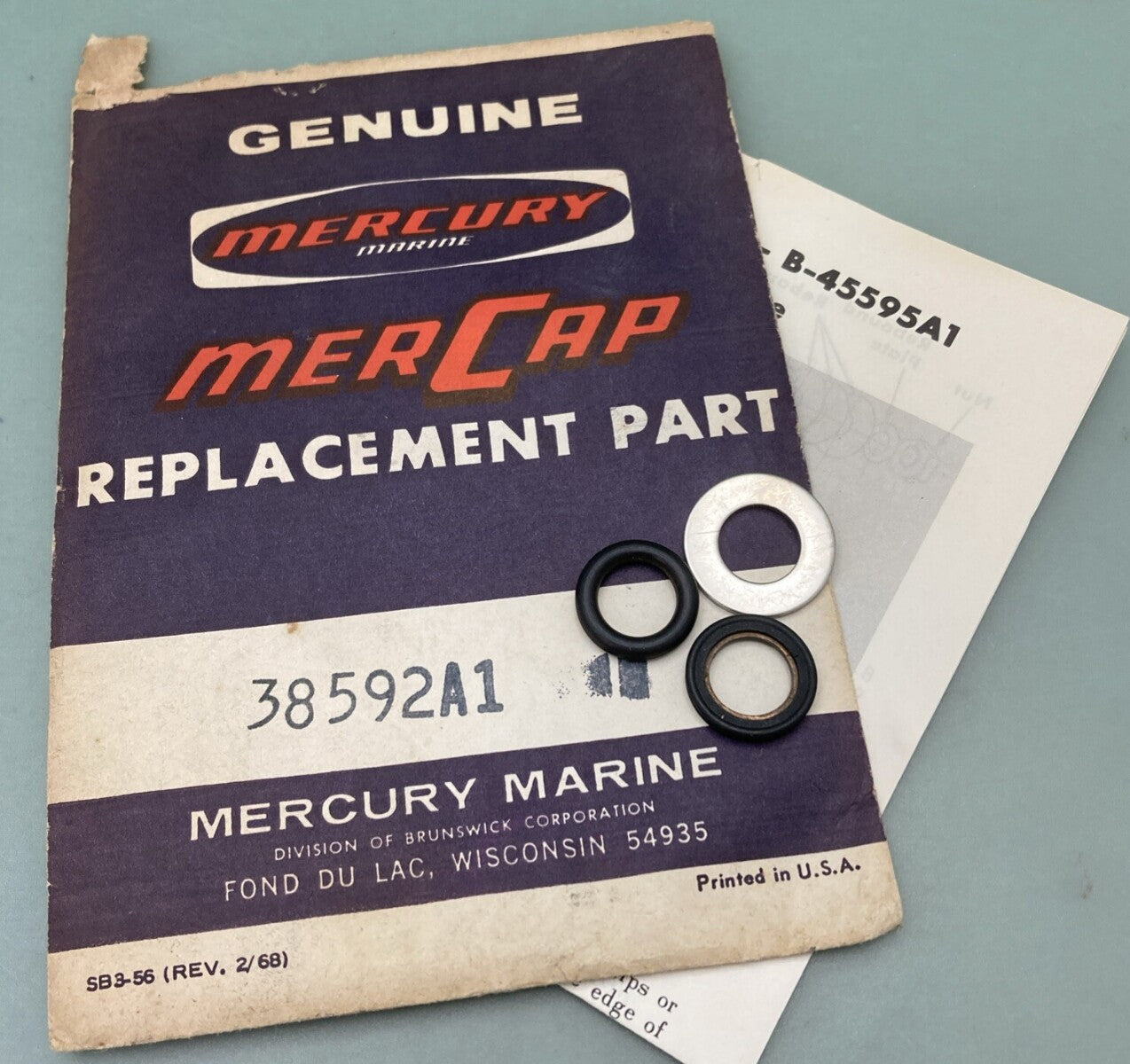 QTY 2 NEW GENUINE MERCURY 38592A1 Scraper Assembly