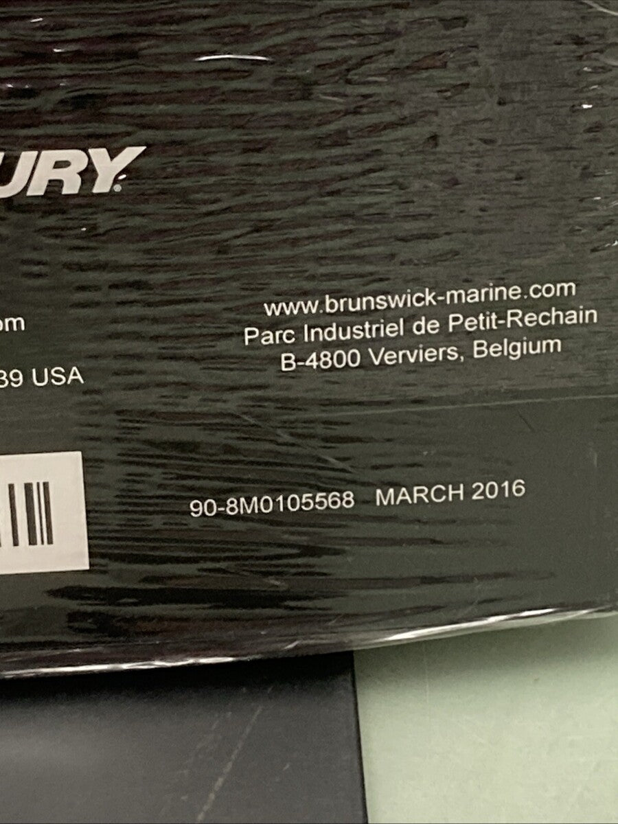 NEW GENUINE MERCURY 90-8M0105568 25/30 EFI, 25 EFI JET SERVICE MANUAL 2016