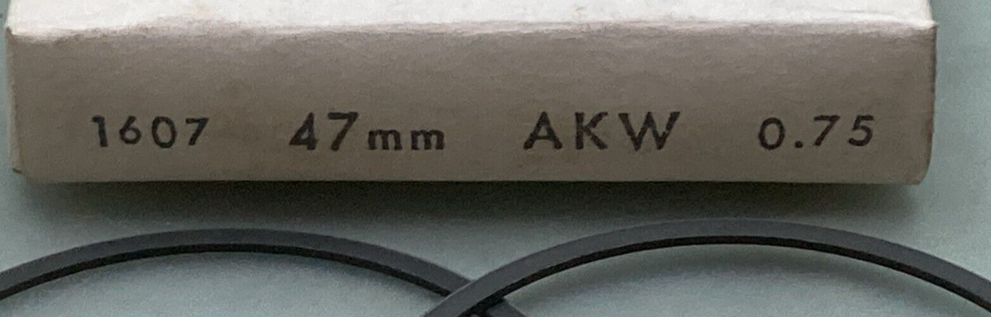 NEW REPLACES HONDA 06-6848 PISTON RING SET .75MM OS FITS '85 CR80