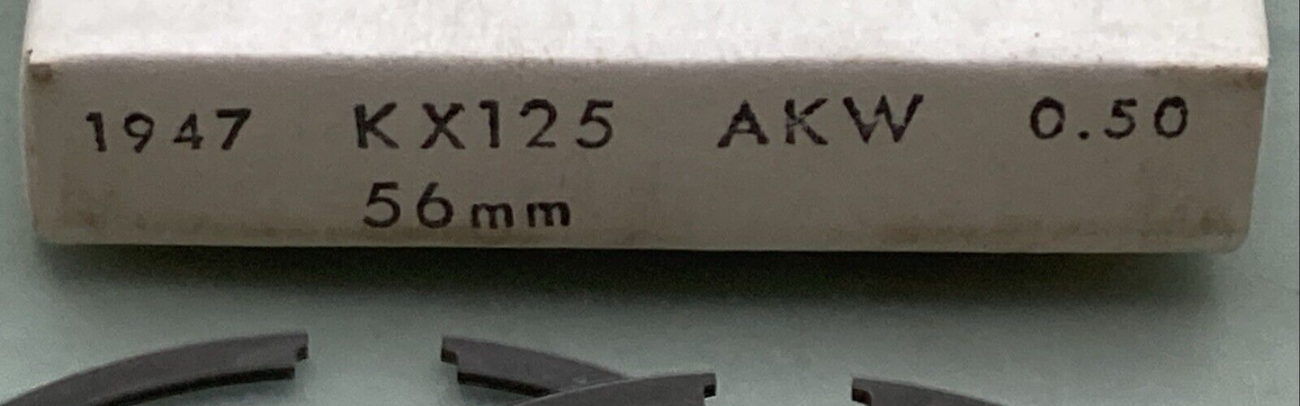 NEW REPLACES KAWASAKI 06-6919 PISTON RING SET 0.50MM O/S FITS '82-'85 KX125