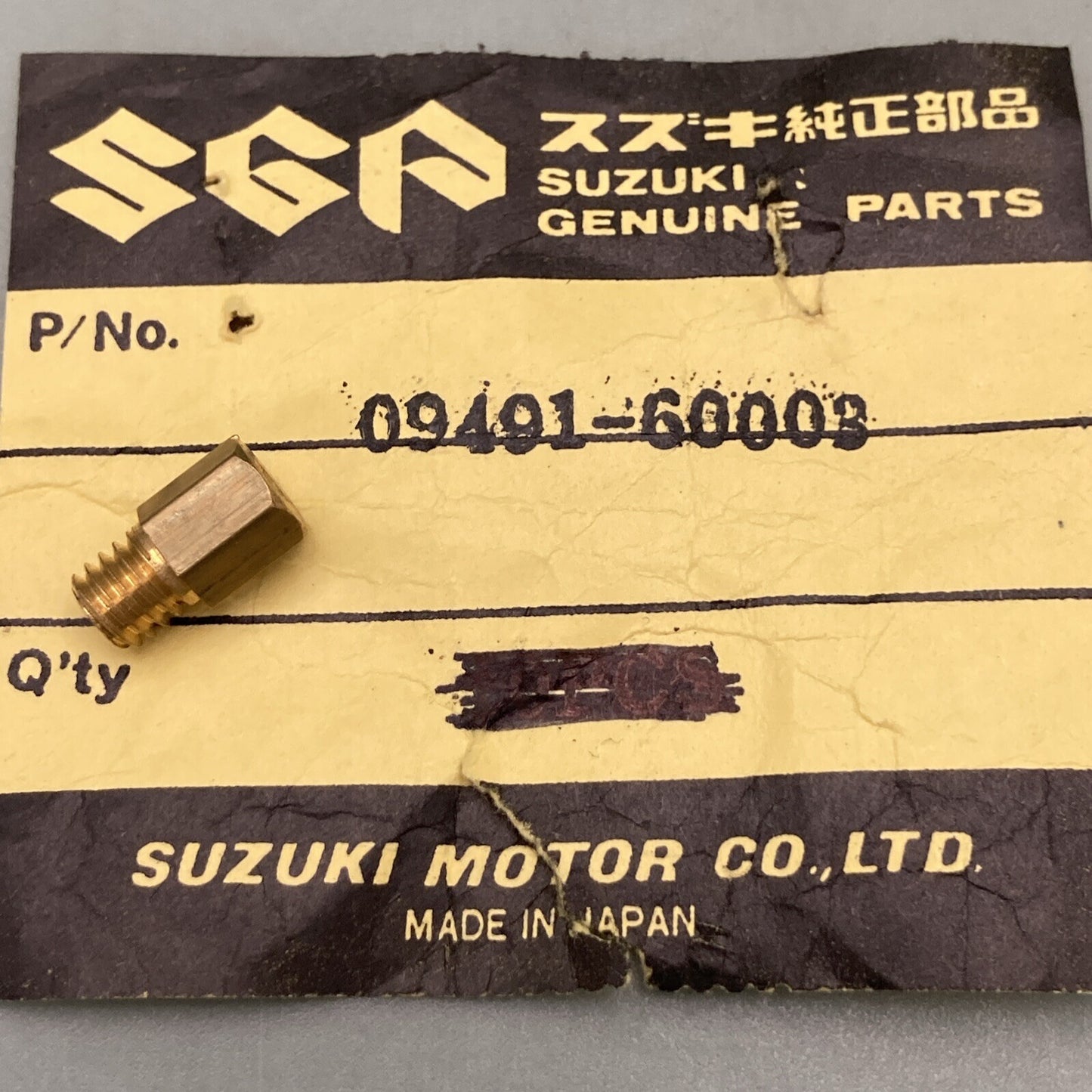 NEW GENUINE SUZUKI 09491-60003 Jet, Main