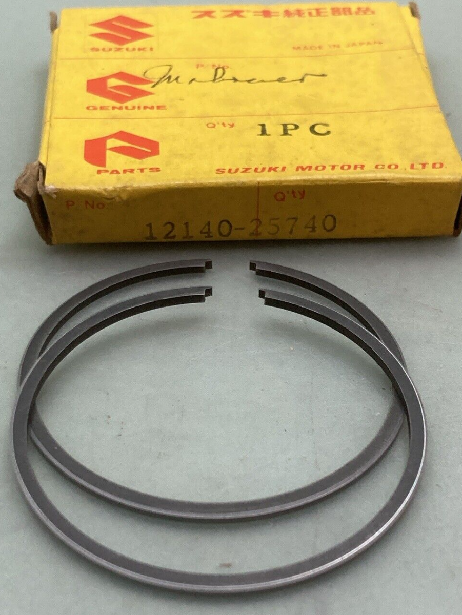 NEW GENUINE SUZUKI 12140-25740 PISTON RING SET 1.00 O/S FITS TC90 TS90