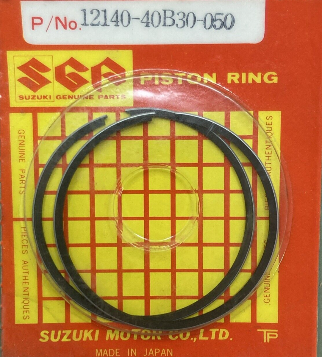 NEW GENUINE SUZUKI 12140-40B30-050 PISTON RING SET 0.50 O/S