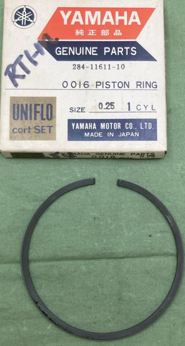 NEW GENUINE YAMAHA 284-11611-10 PISTON RING 1ST 0.25 O/S