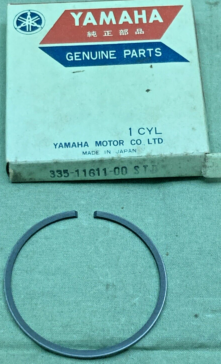 NEW GENUINE YAMAHA 335-11611-00 PISTON RING STD