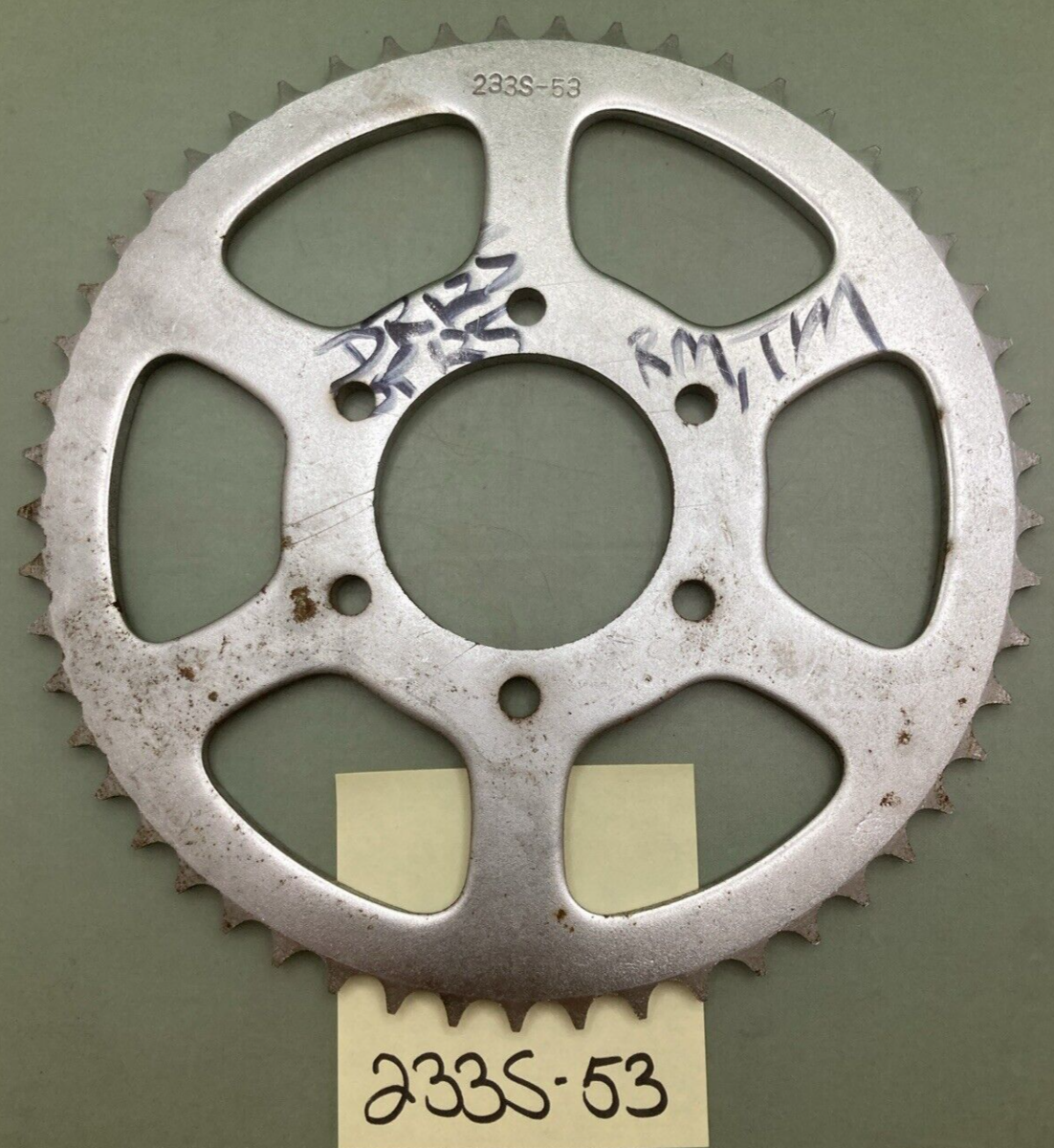 NEW SPROCKET SPECIALISTS 233S-53 SPROCKET REAR 53T FITS SUZUKI
