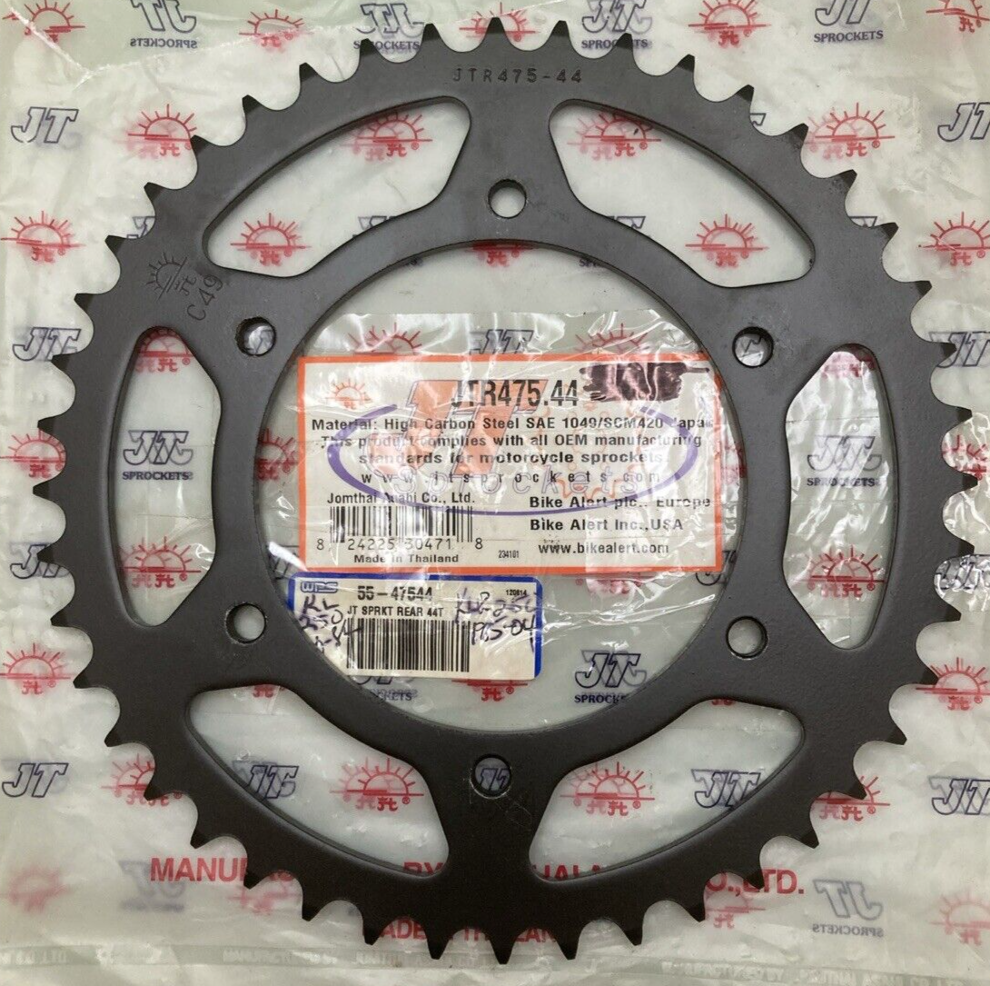 NEW JT STEEL JTR475.44 SPROCKET REAR 44T FITS KAWASAKI