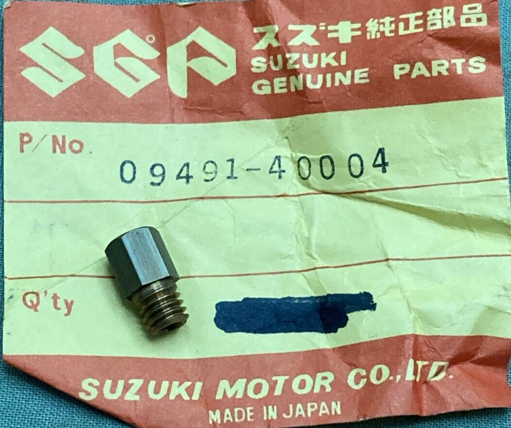 NEW GENUINE SUZUKI 09491-40004 JET MAIN CARBURETOR