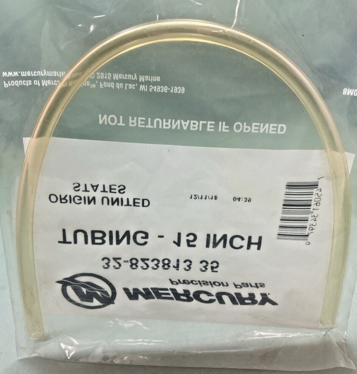 NEW GENUINE MERCURY QUICKSILVER 32-82381335 TUBING 15"
