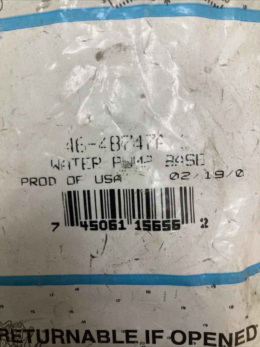 NEW GENUINE QUICKSILVER 46-48747A1 WATER PUMP BASE ASSEMBLY