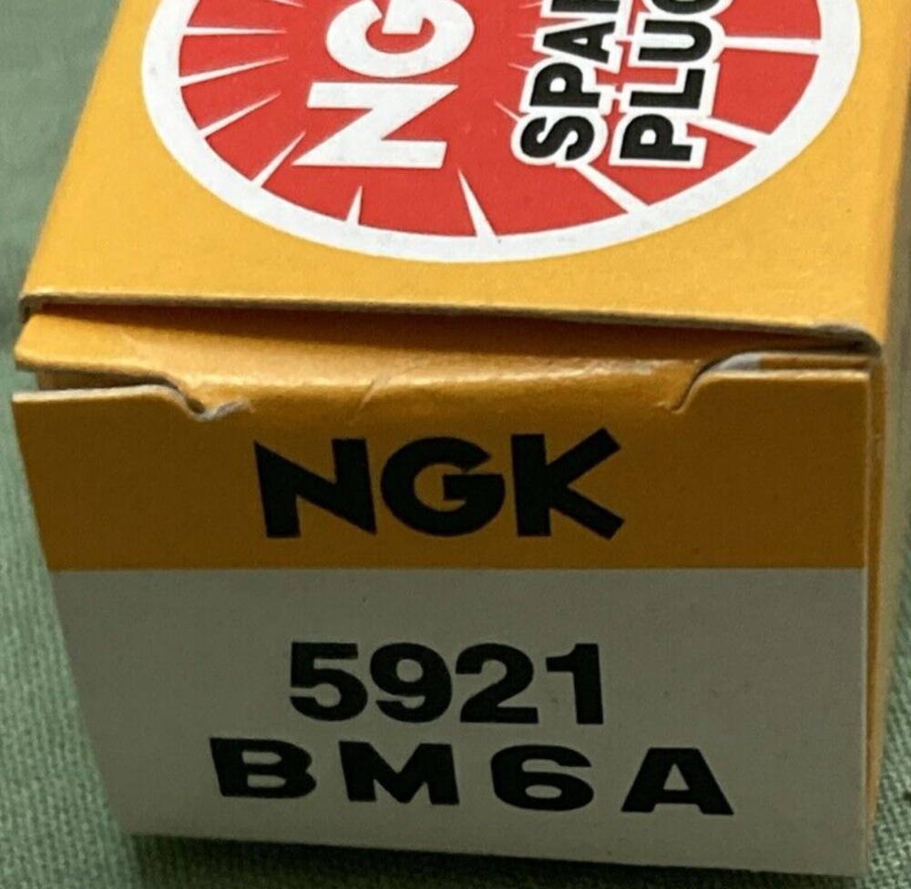 QTY 2 NEW GENUINE NGK 5921 BM6A NICKEL SPARK PLUG