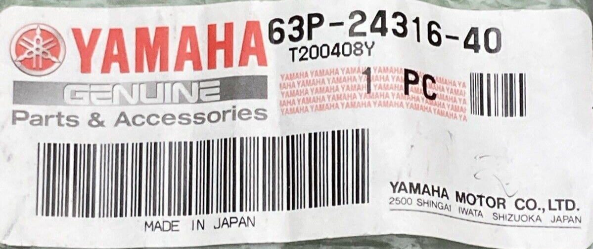 NEW GENUINE YAMAHA 63P-24316-40 PIPE 6