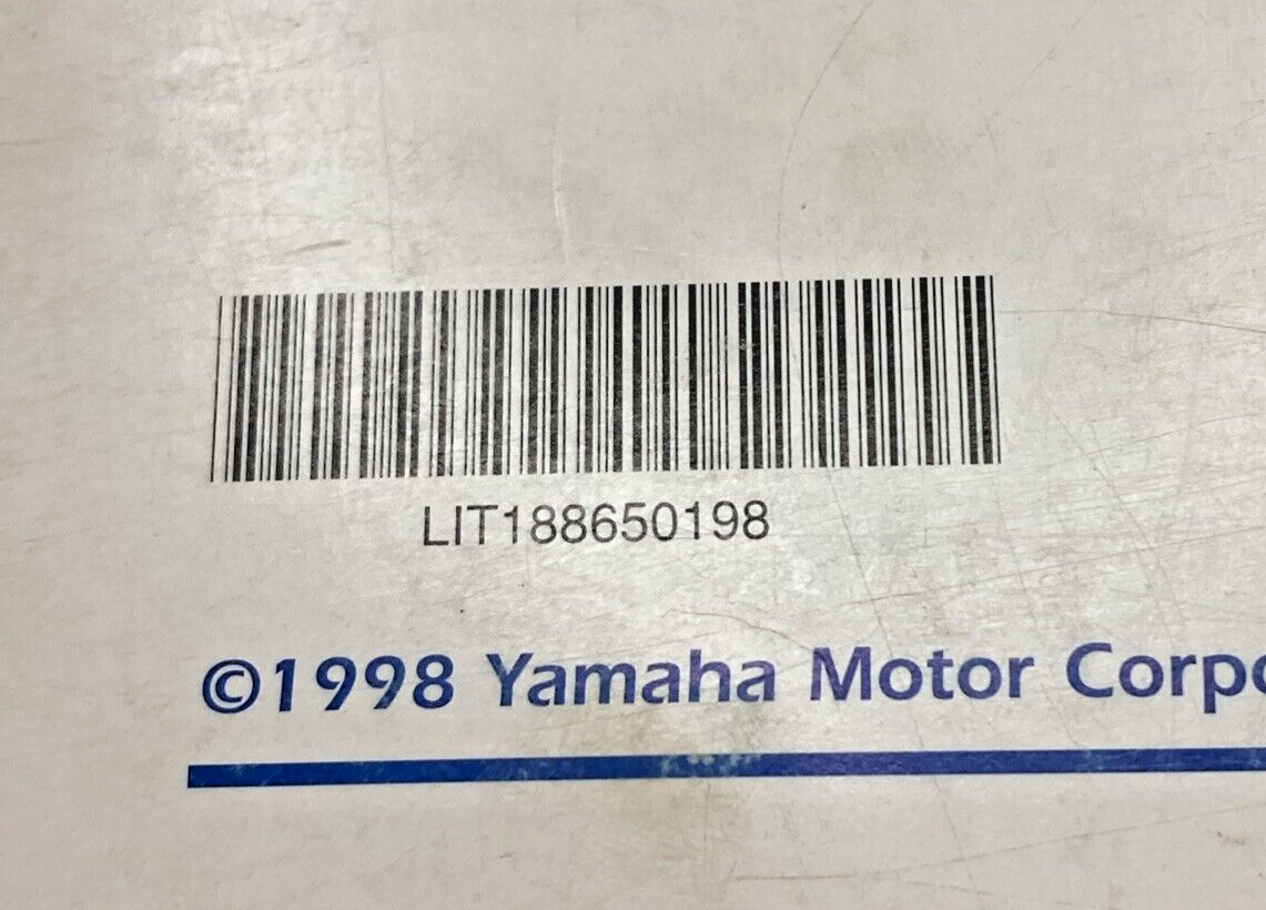 GENUINE YAMAHA LIT-18865-01-98 MARINE TECHNICAL SERVICE GUIDE 1998