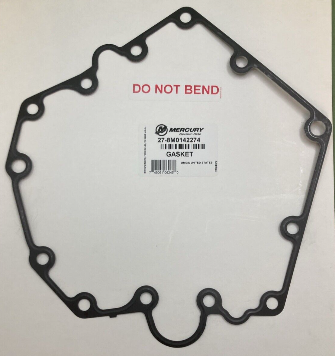 NEW GENUINE MERCURY 27-8M0142274 GASKET ADAPTER PLATE TO CYLINDER OUTBOARD