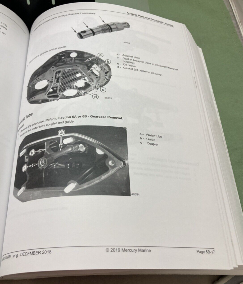 GENUINE MERCURY 90-8M0146867 MERCURY 150/150 SEAPRO SERVICE MANUAL 2018