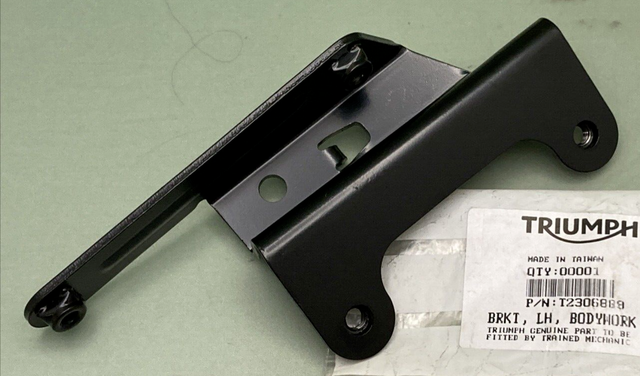 NEW GENUINE TRIUMPH T2306889 Brkt, Lh, Bodywork & Regulator