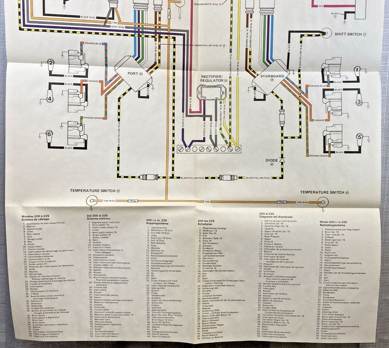 200 THRU 225 WIRING DIAGRAM