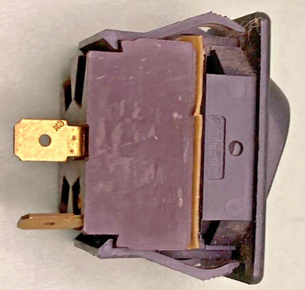 NEW REPLACES MCGILL 0851-0001N ROCKER SPST 10A, 250VAC 15A, 125VAC 3/4HP, 125-25