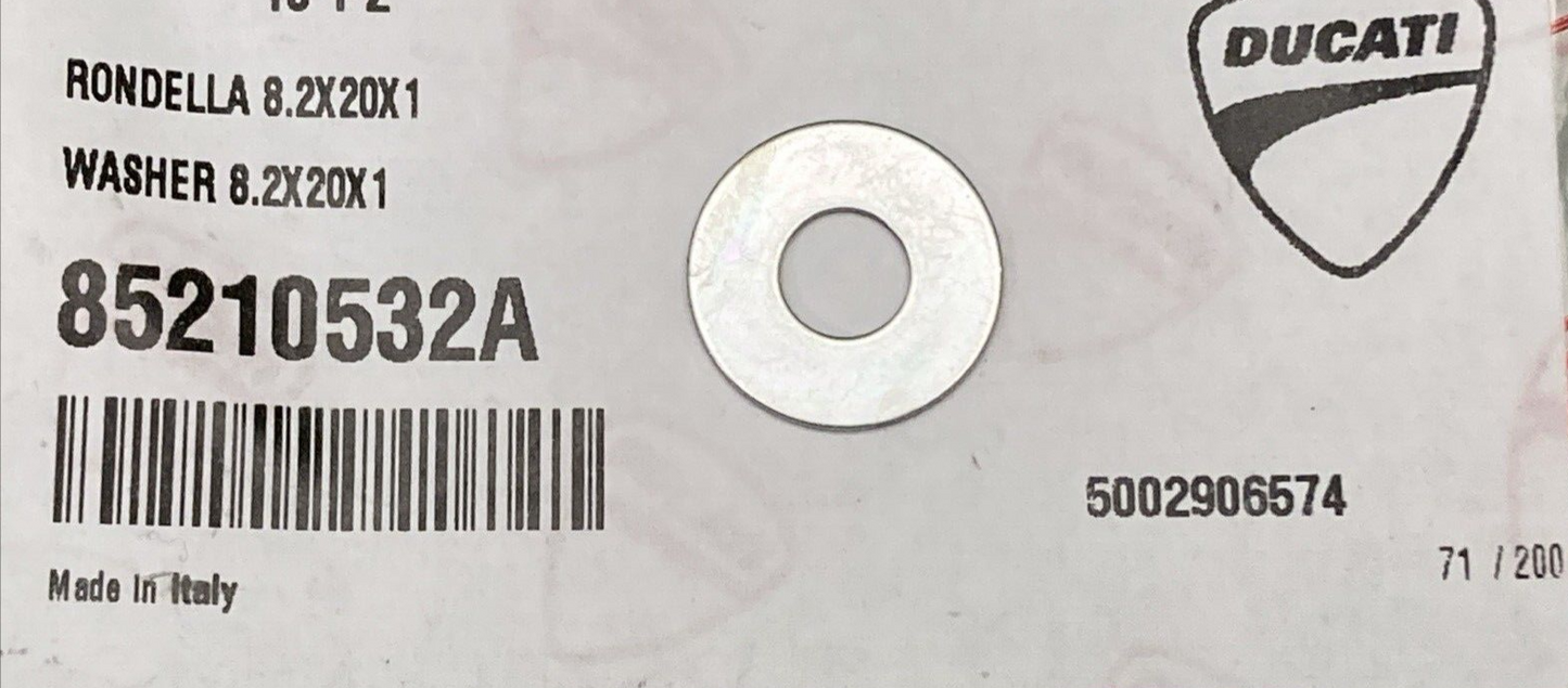 NEW GENUINE DUCATI 85210532A Washer 8.2X20X1