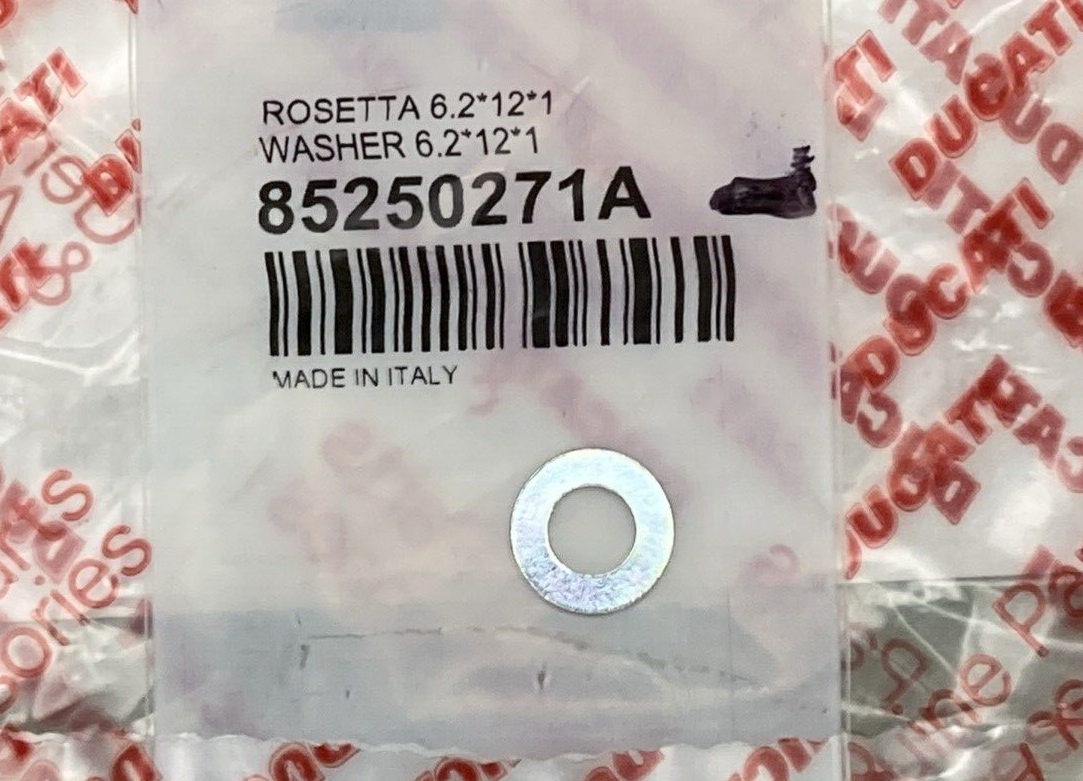 NEW GENUINE DUCATI 85250271A WASHER 6.2X12X1