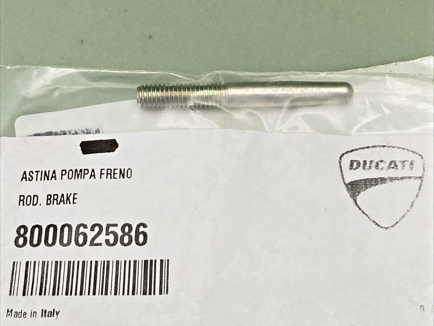 NEW GENUINE DUCATI 800062586 ROD, BRAKE