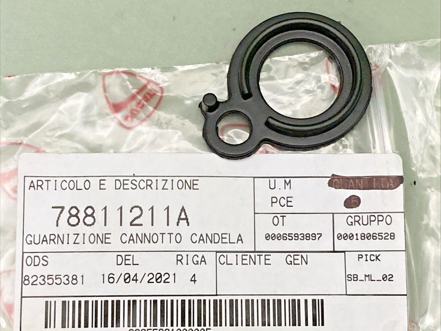 NEW GENUINE DUCATI 78811211A GASKET
