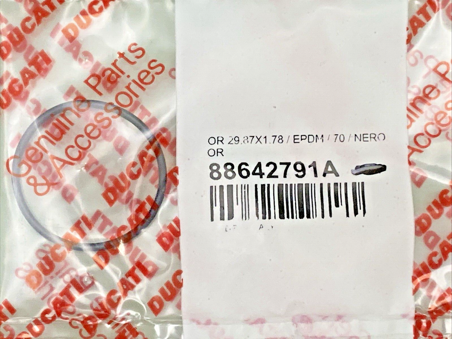 QTY 4 NEW GENUINE DUCATI 88642791A O-RING 29.87X1.78