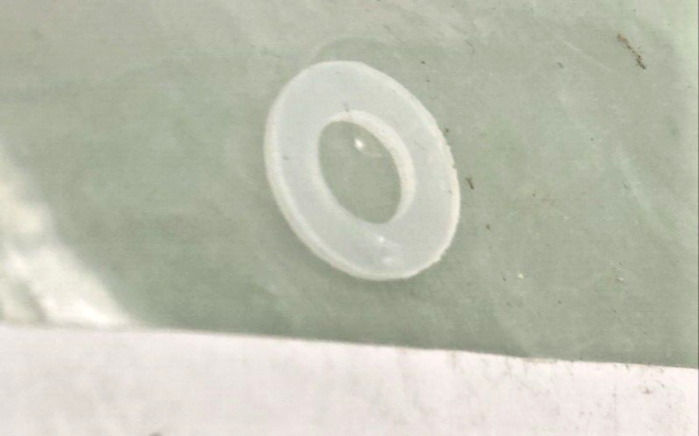 QTY 2 NEW GENUINE DUCATI 85610421A WASHER, NYLON 6X12X0.5