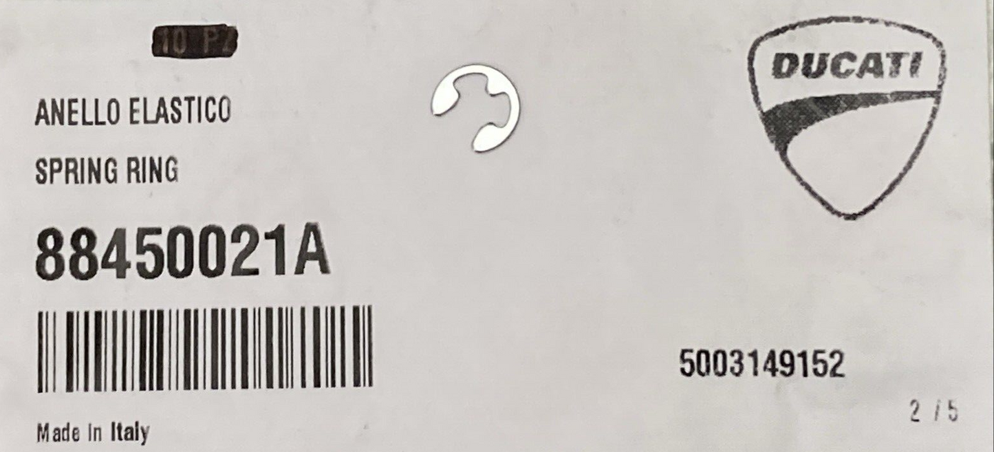 NEW GENUINE DUCATI 88450021A SPRING RING