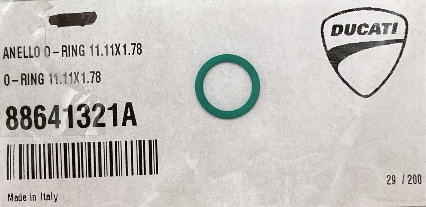 QTY 10 NEW GENUINE DUCATI 88641321A O-RING 11.11X1078