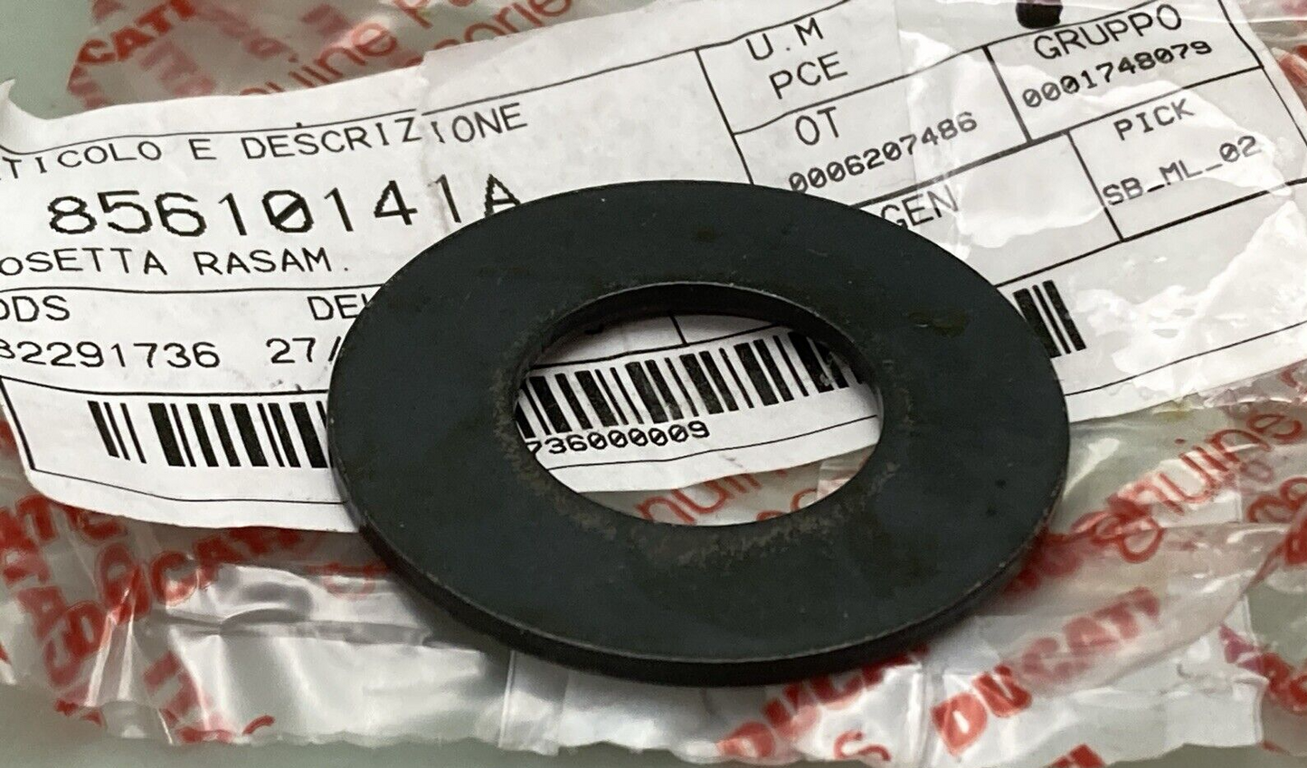 NEW GENUINE DUCATI 85610141A WASHER, THRUST