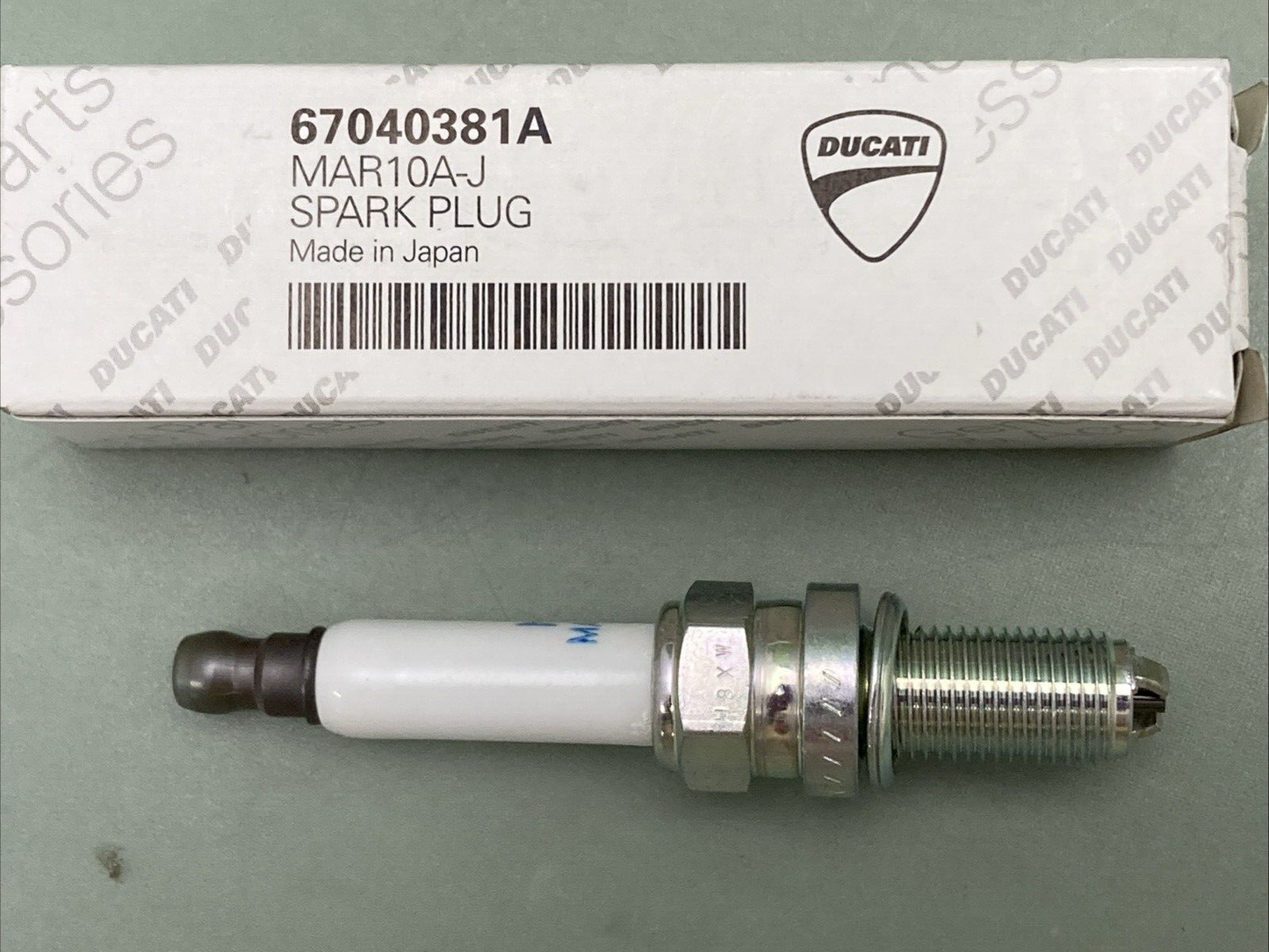 NEW GENUINE DUCATI 67040381A SPARK PLUG NGK MAR10A-J