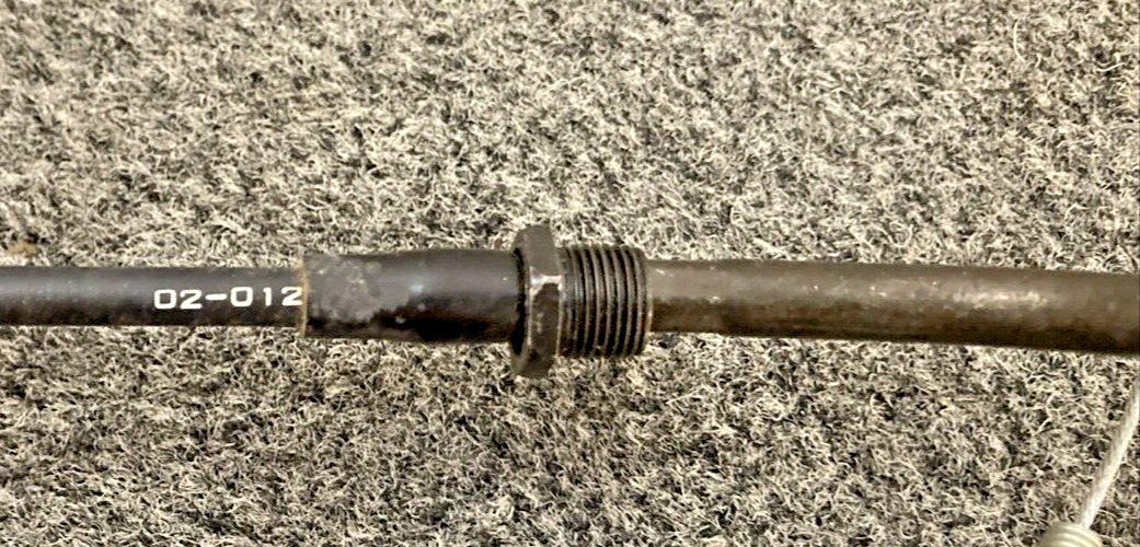 NEW MOTION PRO 02-012 PUSH THROTTLE CABLE, BLACK VINYL, HONDA 17920-371-660
