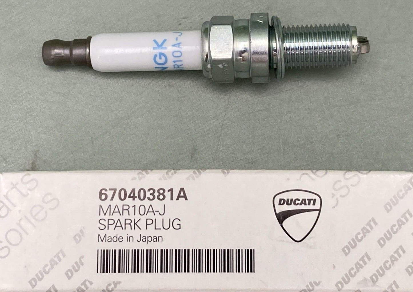 NEW GENUINE DUCATI 67040381A SPARK PLUG MAR10A-J