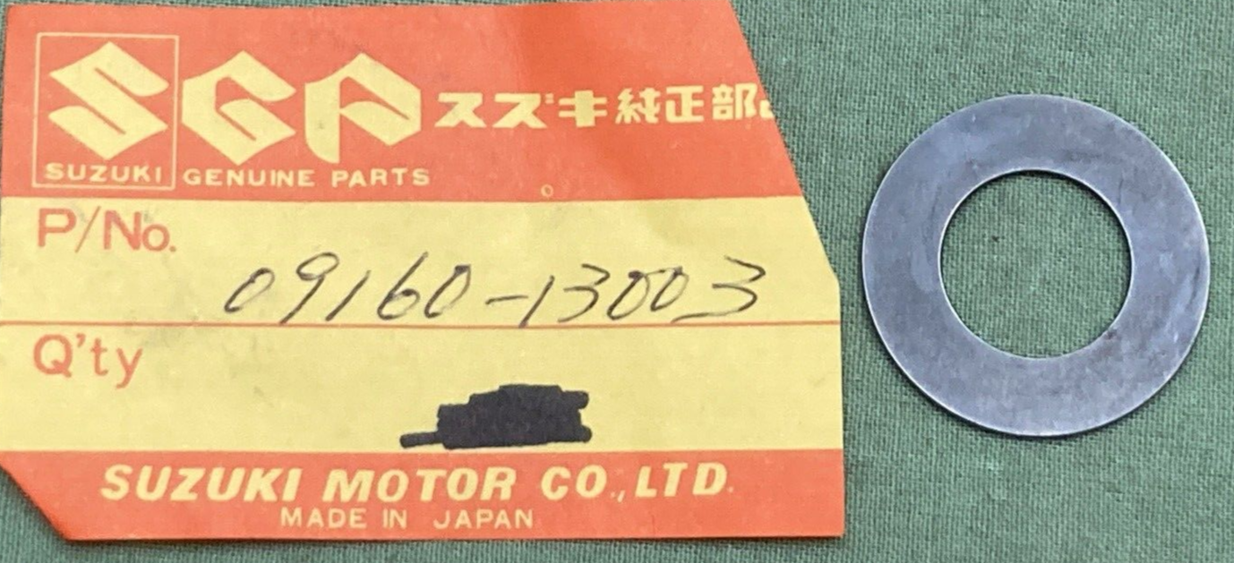 QTY 2 NEW GENUINE SUZUKI 09160-13003 WASHER STARTER IDLE GEAR CLUTCH