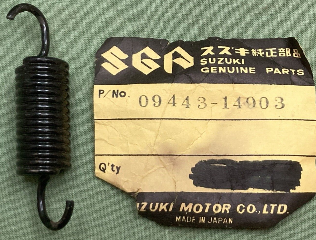 NEW GENUINE SUZUKI 09443-14003 Spring Brake Pedal Prop Stand