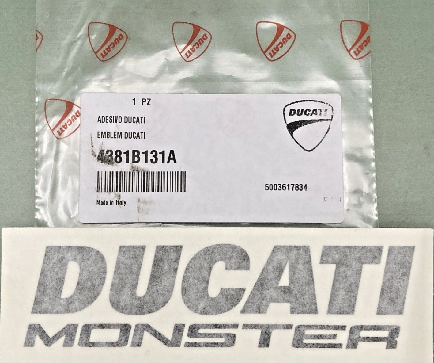 NEW GENUINE DUCATI 4381B131A EMBLEM DUCATI