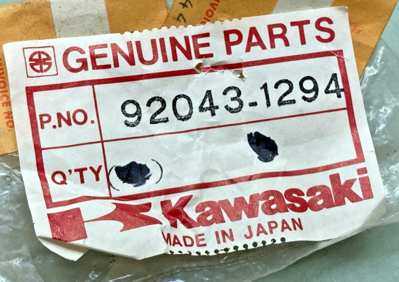 NEW GENUINE KAWASAKI 92043-1294 PIN