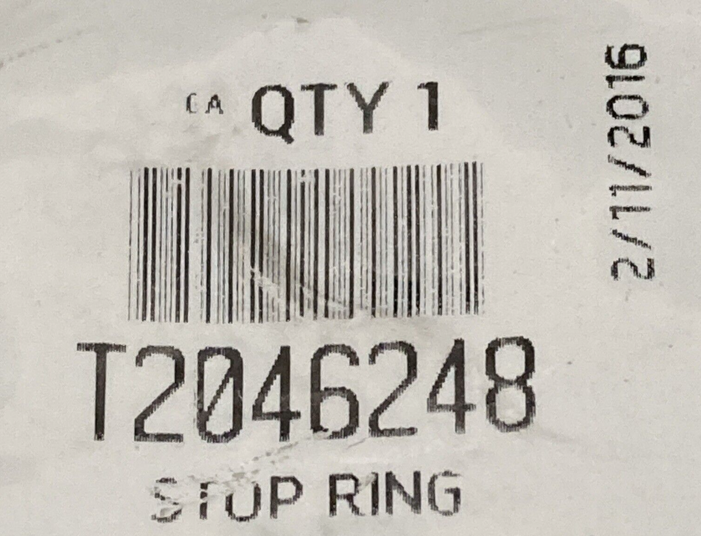 NEW GENUINE TRIUMPH T2046248 Stop Ring