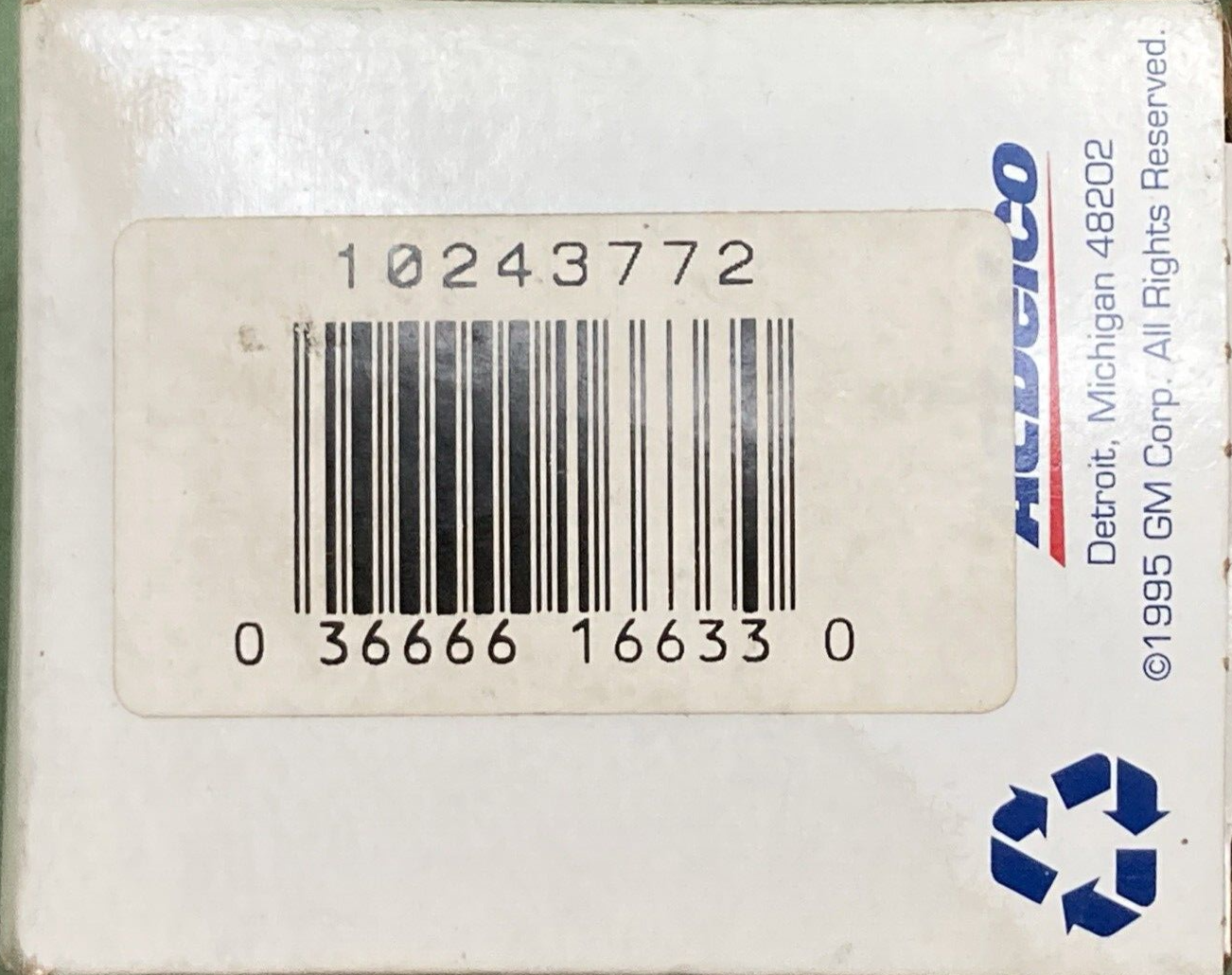 NEW GENUINE ACDELCO FC179 OIL FILLER CAP GM 10243772