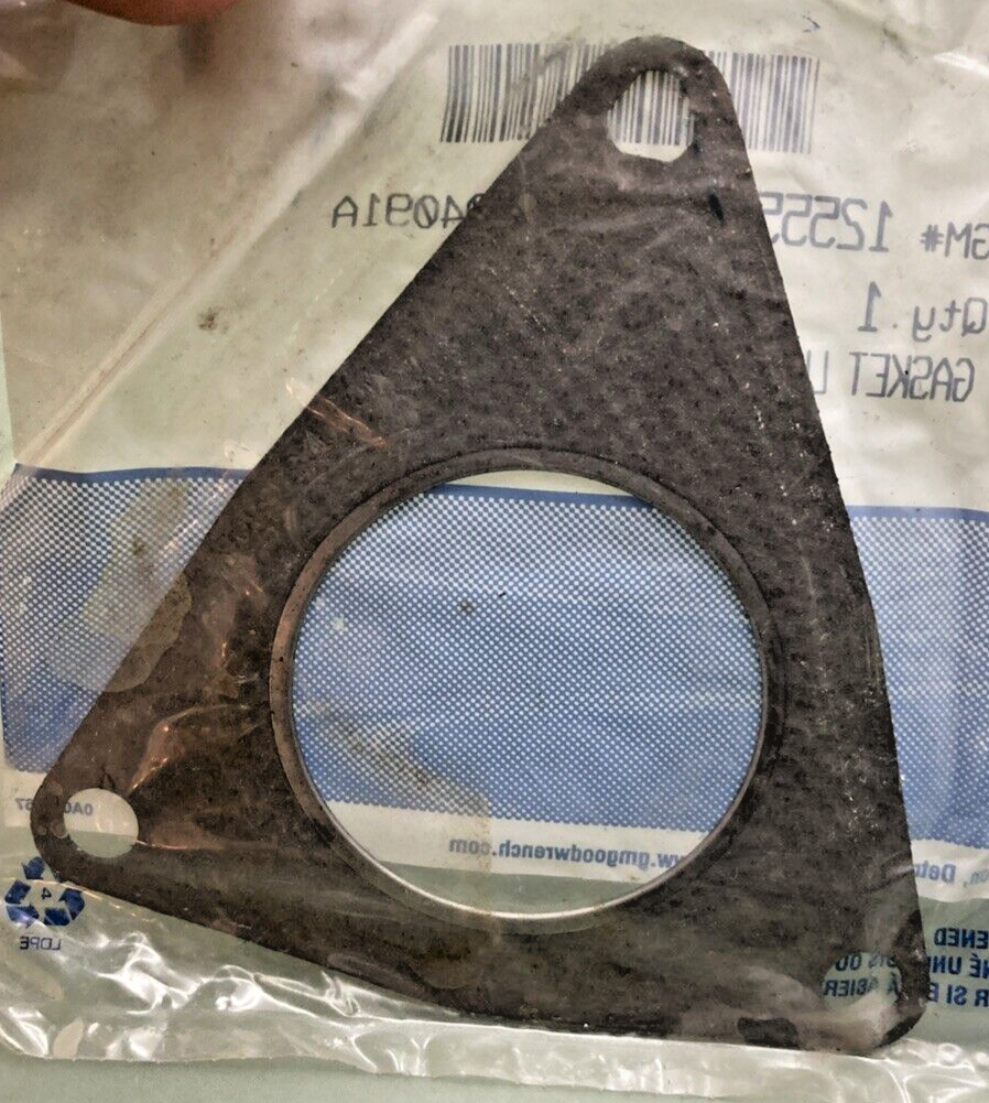 NEW GENUINE GM 12555806 GASKET, EXHAUST MANIFOLD PIPE TO DOWNPIPE, LH 4.8L 6.0L